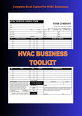HVAC Business Toolkit (Excel System)